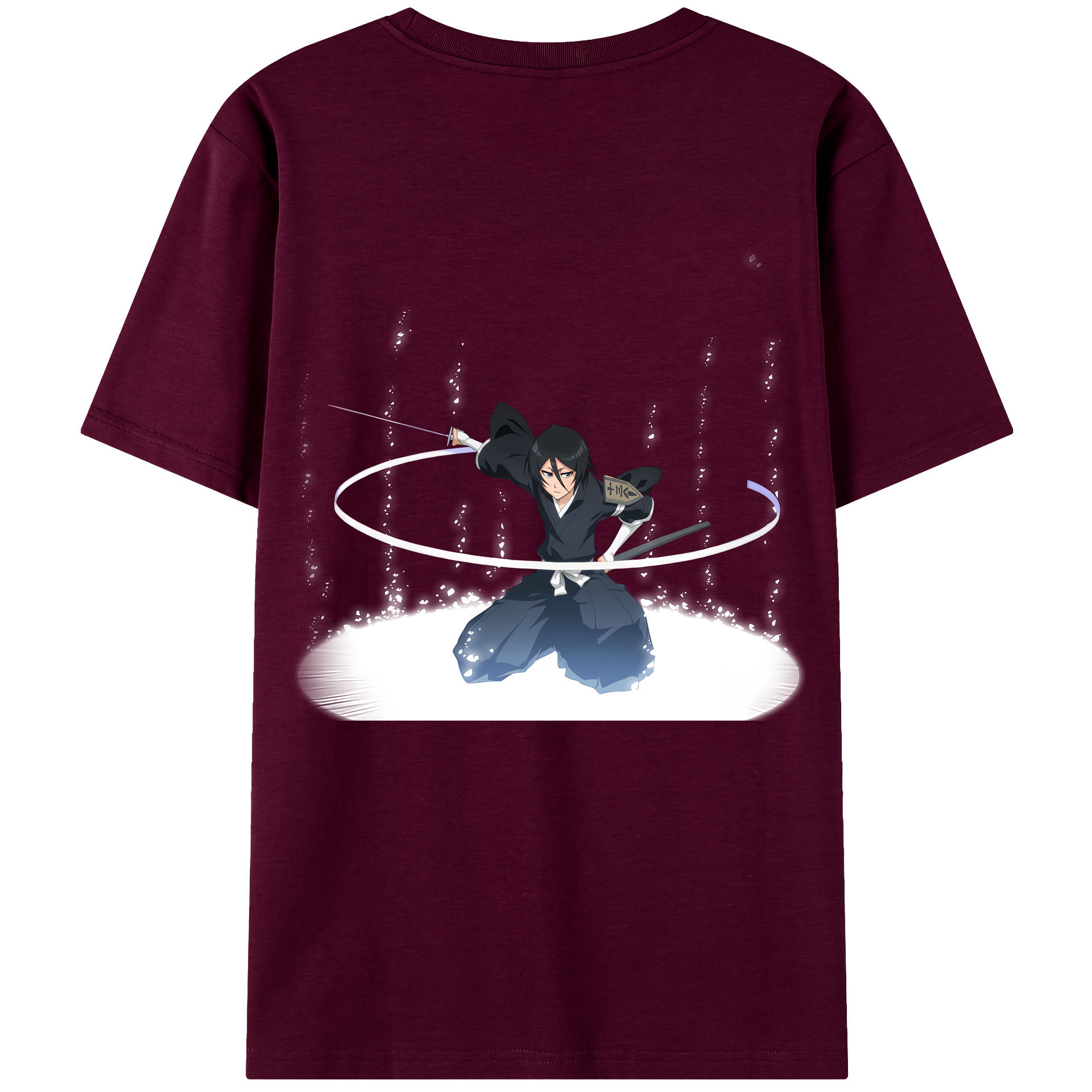 （画像用） ブリーチ 朽木ルキア BLEACH Kuchiki Rukia レディース半袖Tシャツ(バックプリント)